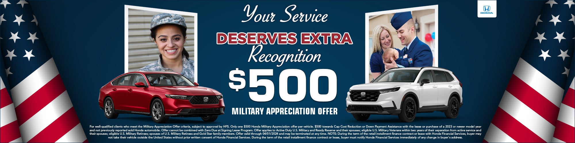 $500 Military Appreciation